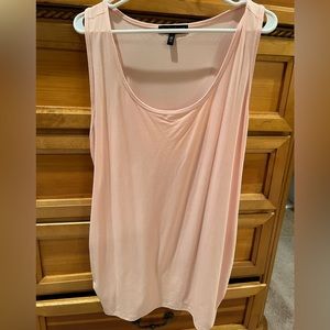 Derek Heart Pink Peach Ruched Sides Tank Top Sz 3x